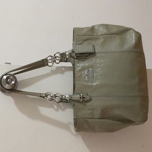 Coach purse + purse scarf